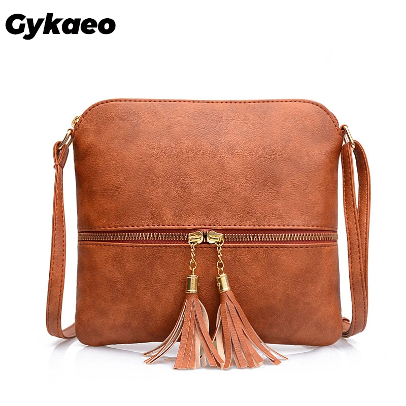 Gykaeo повседневные сумки через плечо с кисточками для женщин уличная