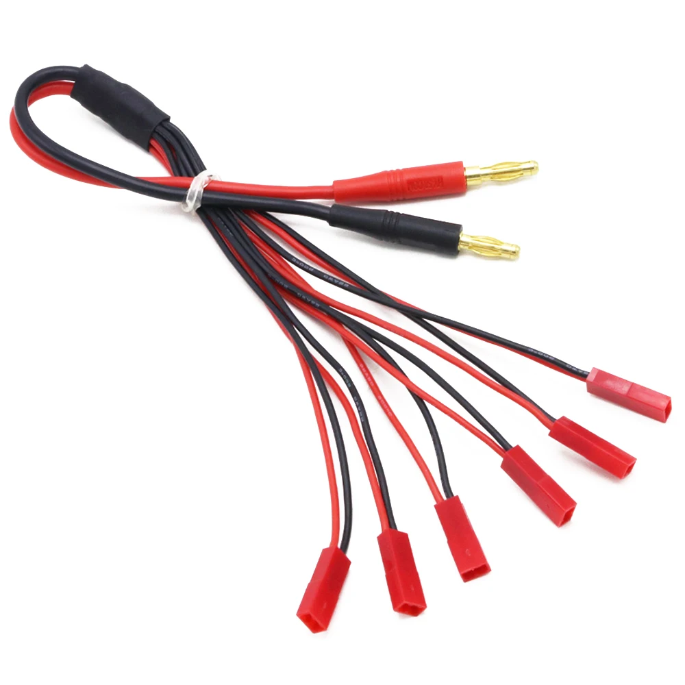 1 шт. 4 0 мм разъем типа банан к JST/Tplug Соединительный кабель для RC Lipo Imax B6 B6AC B8