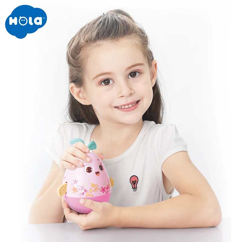 HOLA игрушки 3133 детские для новорожденных кивая неваляшки Детское кольцо колокол