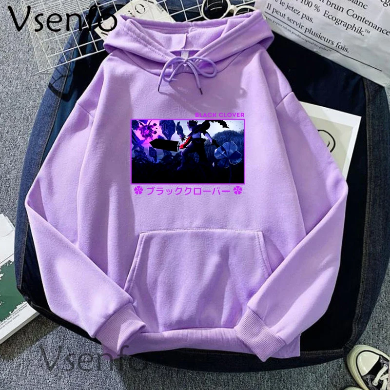 

Толстовка с капюшоном Asta Vs Dante с изображением черного клевера, свитшот для мужчин и женщин в стиле аниме, толстовка в стиле 90-х, женская одежд...