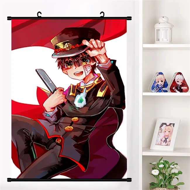 W Аниме Туалет-Hanako-кун Jibaku Shounen аниме настенные настенный плакат отаку коллекция домашнего декора искусство подарок - Цвет: W