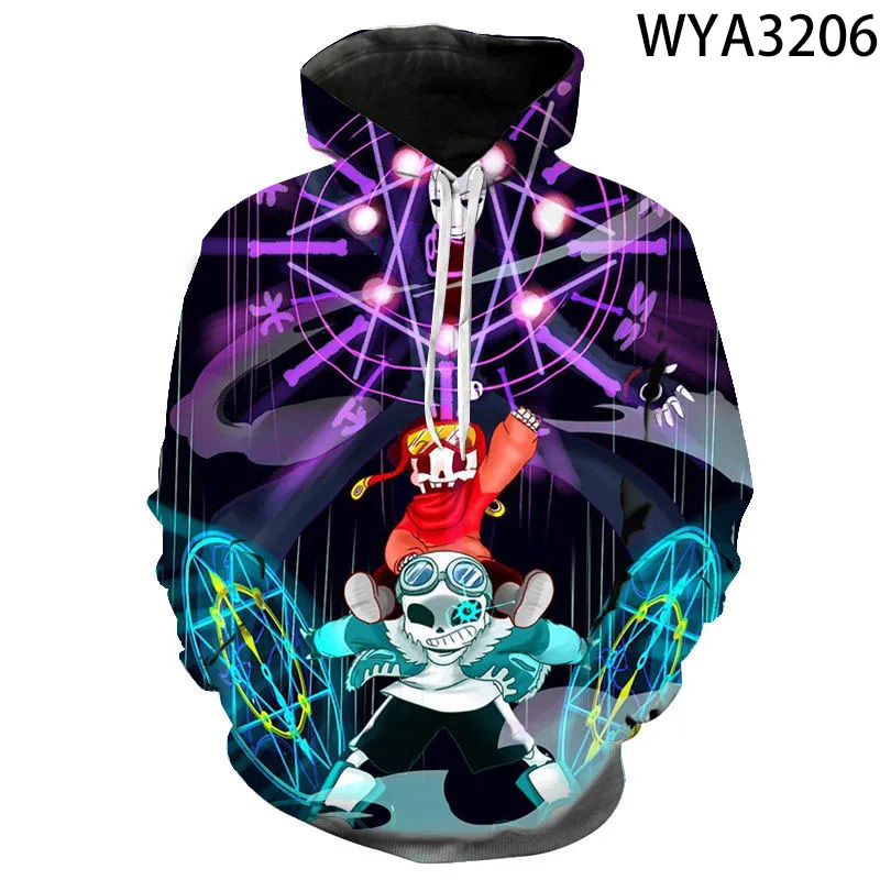 

3D Printed Spring And Fall Sweatshirts Undertale Men Women Children Hoodies Pullover Long Sleeve Boy Girl Kids Streetwear Tops