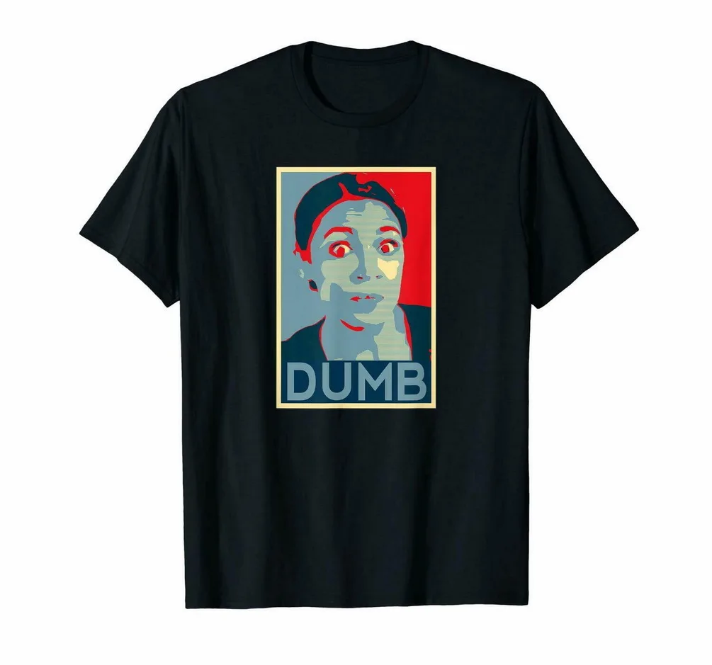 Aoc Dumb Funny Anti Democrat restorian Usa черная футболка подарок для сторонника забавная