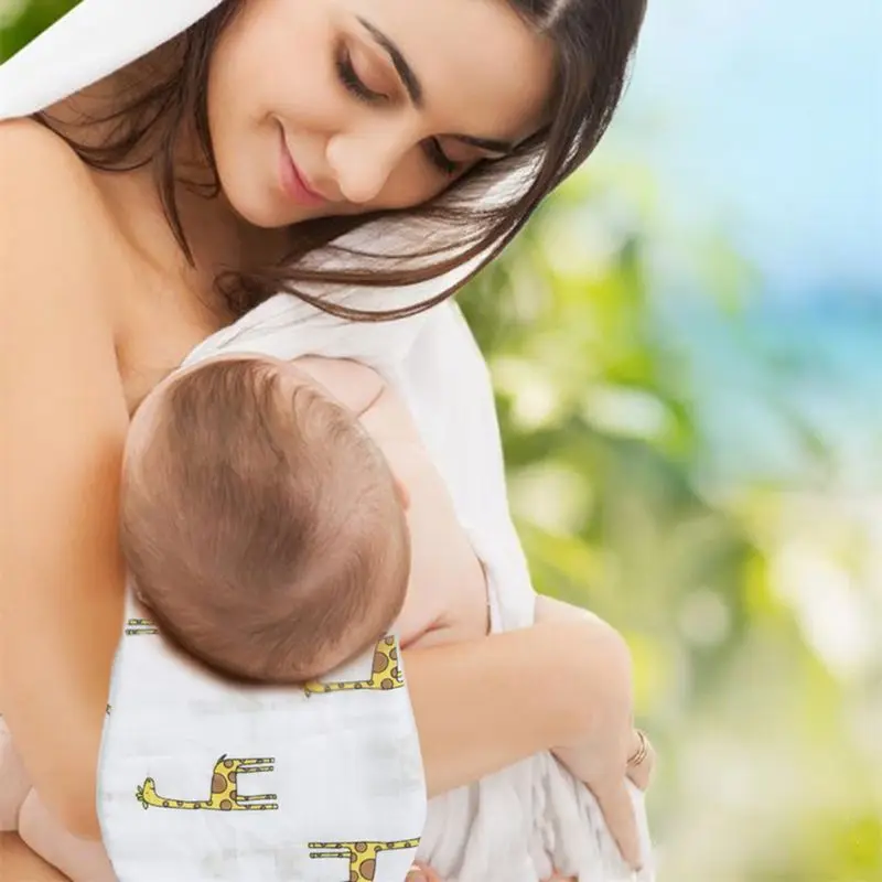 

2Pcs Baby Burp Cloths Bibs Boys Girls Unisex Burping Towels Newborns Soft Rag