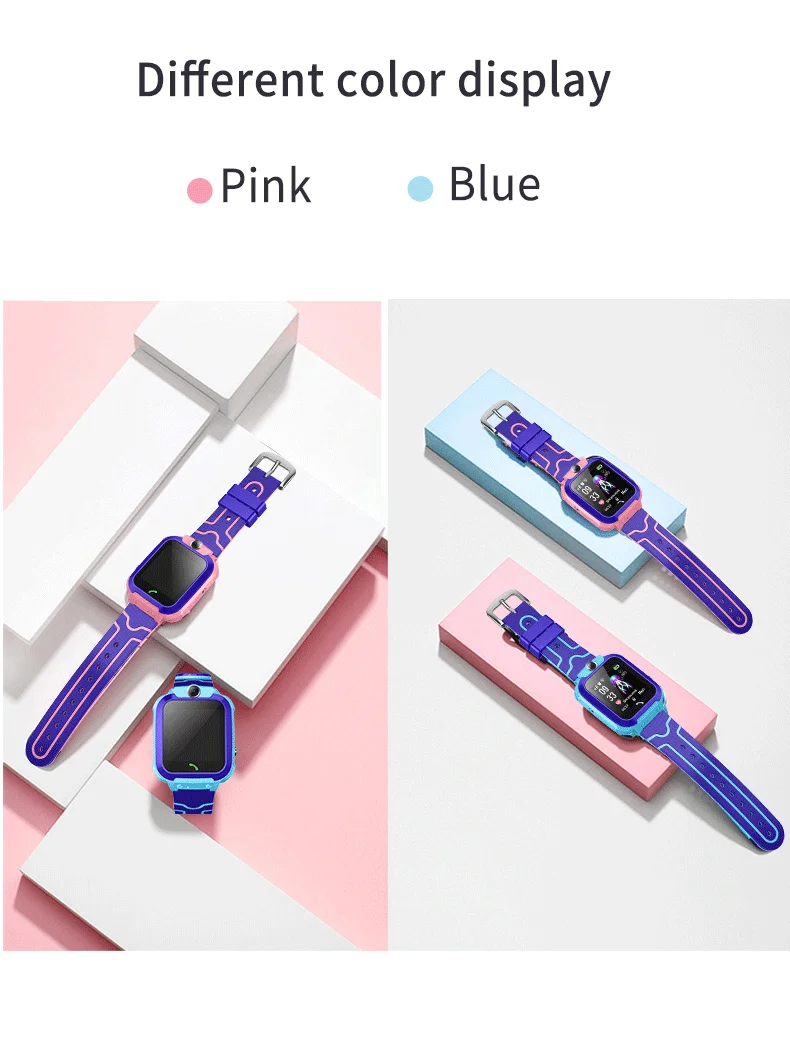 Q12 Kids Smart Watch Waterproof LBS Location Support Hebrew Use 2G SIM Card Chindren Tracking Boys Girls Smartwatch Clock Gift