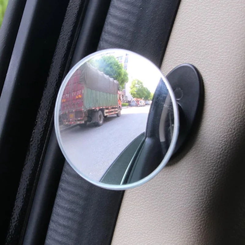 

Rear View Mirror Auto 360 Degree Rotatable Car Sub Mirrors Wide Angle Blind Spot Side Mirror Round Convex Accessories