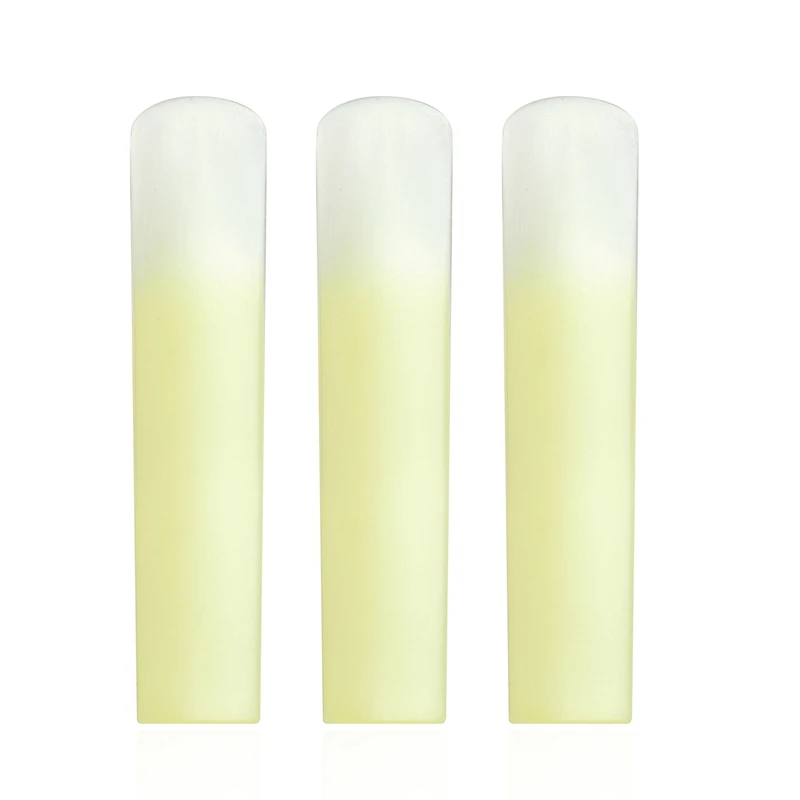 

3Pcs/Set Clarinet Reeds Traditional Reed Strength Alto Saxophone Resin Reed