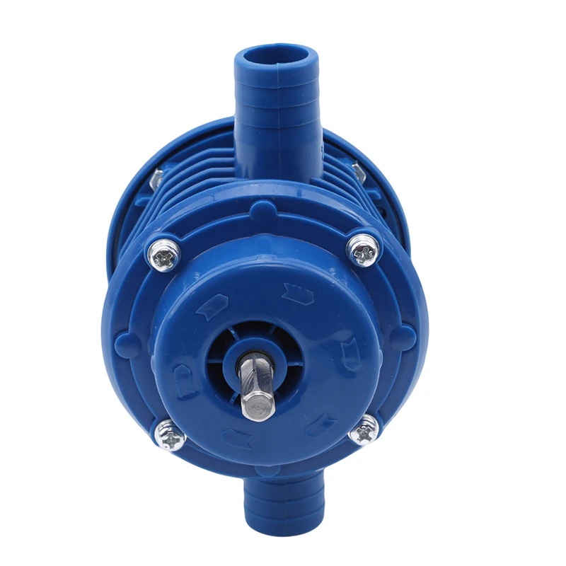 Blue Self Priming Dc Pumping Centrifugal Household Small Hand Electric Drill Water Pump | Обустройство дома