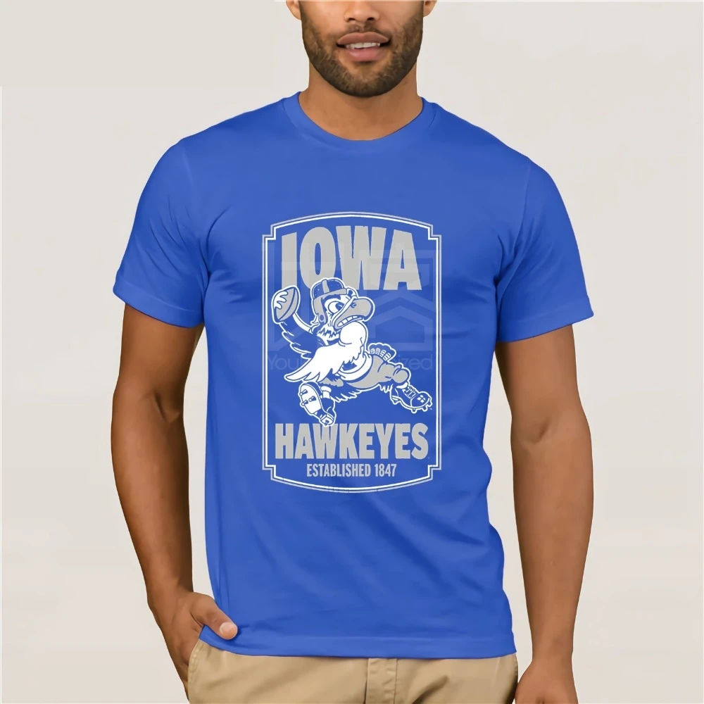 Мода Айова Hawkeyes 2019 постер футболки для мужчин Мужская футболка Одежда популярная
