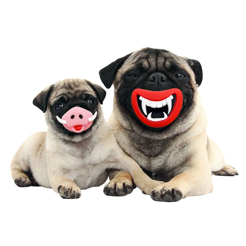 Funny Rubber Pet Dog Cat Toy Vinyl Vocal Fangs Pets Toys Dog Chew Decorative Toys Poodle Puppies Cheap Dog Toys For Large Dogs
