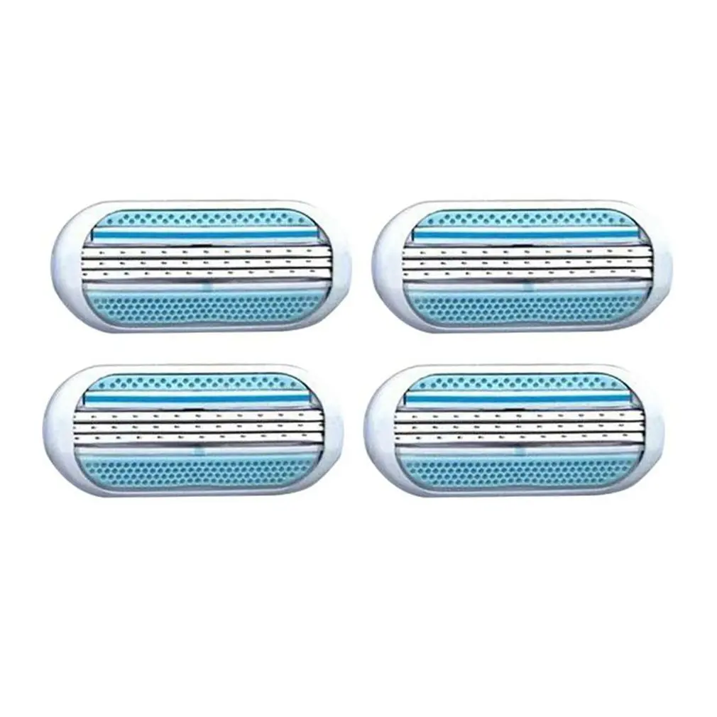 

4pcs Beauty Safety Female Razor Blade Shaving Women Blades Woman Shaver Razor Blades Replacement Head