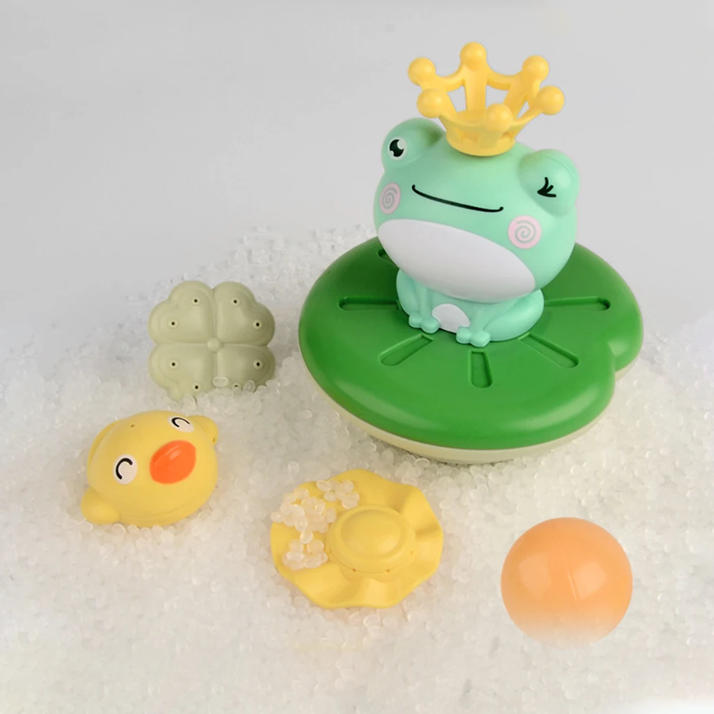 

Sprinkling Baby Bath Toy Cute Animal Frog Bathing Sprinkler Fountain Water Toys
