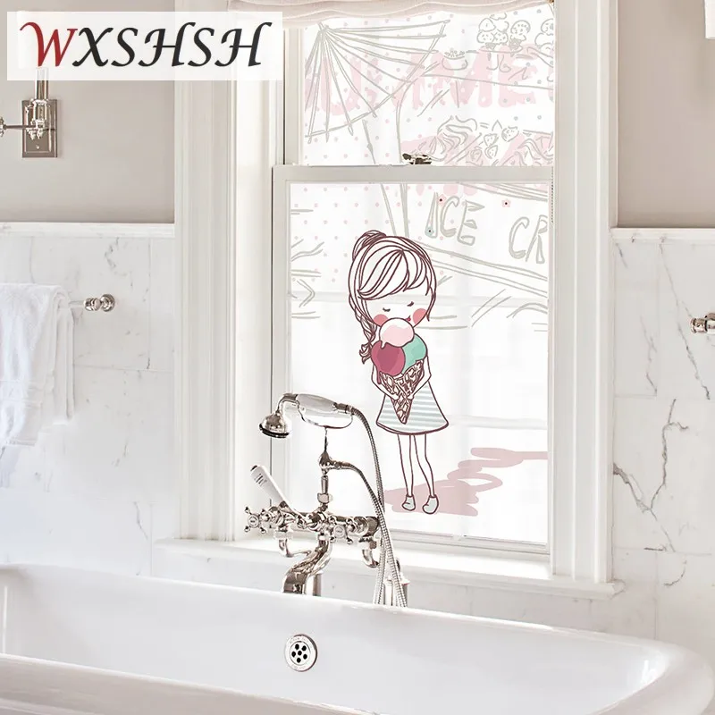 Статическая липкая оконная пленка на заказ домашний декор для девушек Декор дома