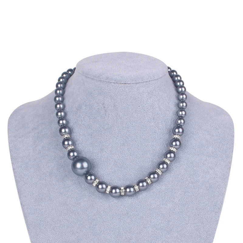 2018 модное простое Новое Белое жемчужное ожерелье аксессуары для невесты и