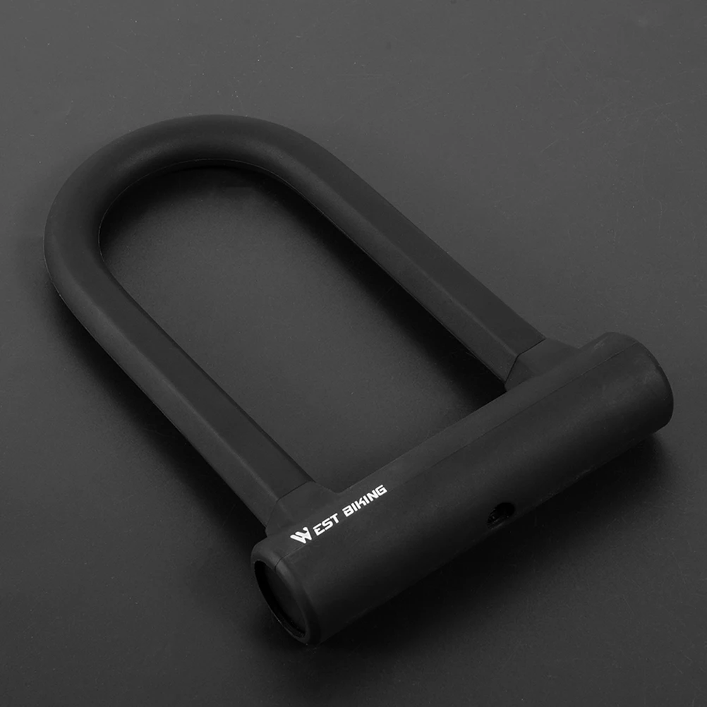 

1 Set U-shape Bicycle Lock Anti-theft Bike Mounting Bracket Cable Lock Security Bike Lock Cycling Equipment Motorcycle Lock