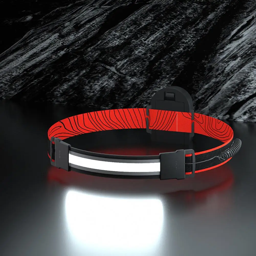 

350 Lumens Portable Headlamp Flashlight Bright Elastic Headband 3 Gears LED Headlight For Outdoor Camping Fishing Running