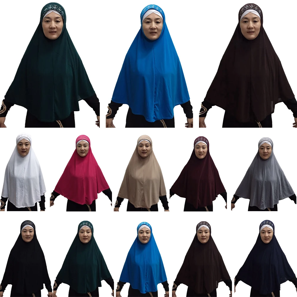 Мусульманский женский длинный хиджаб молитвенная цепочка Амира кайма Паранджа