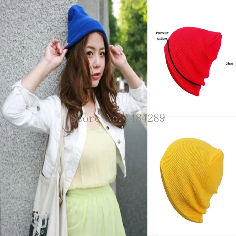 Зимние шапки однотонные для женщин | Аксессуары одежды