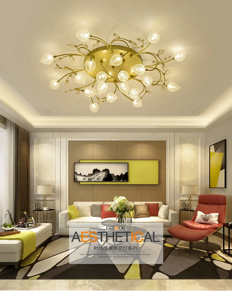 

Nordic ceiling lamp bedroom creative simple modern living room lamp atmospheric household children's room lamp