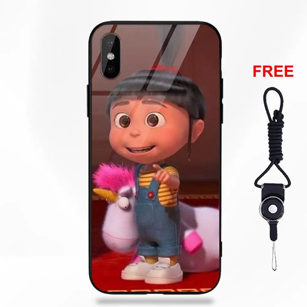 Чехол из стекла My Unicorn Agnes с Миньоном для Redmi 5 Note 5A 6 Galaxy S8 S9 Plus Huawei Honor 7X P20 Lite Mate 10 Pro.
