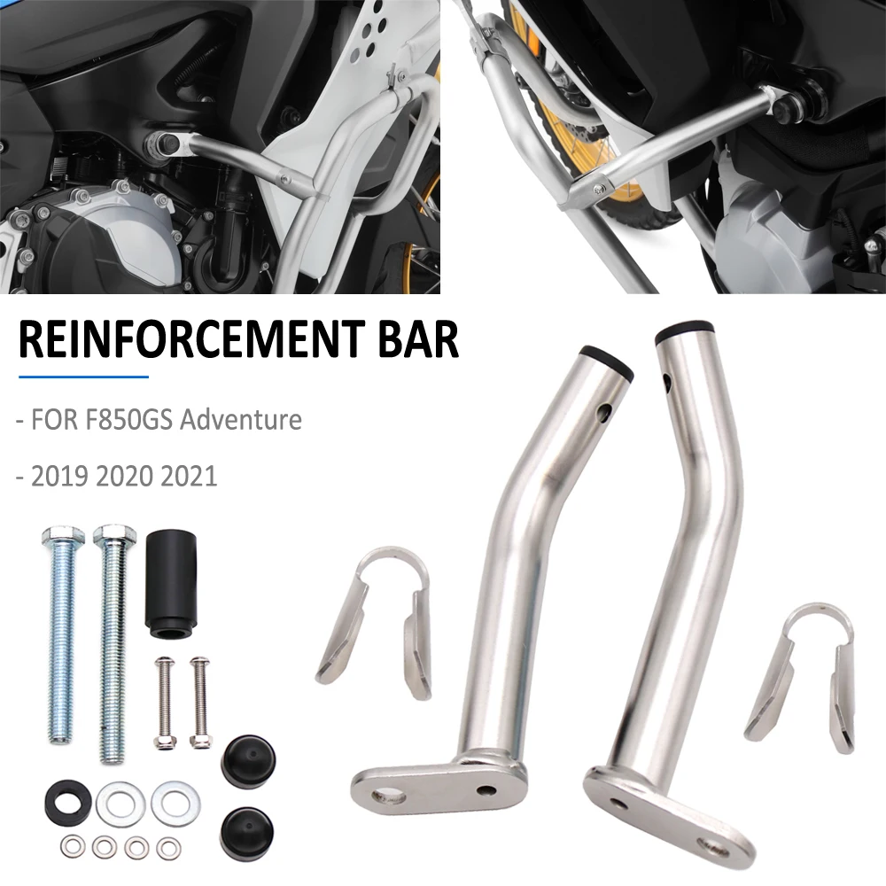 Motorcycle Reinforcement Crash Bar Engine Protection Guard Bars Bumper For BMW F 850 GS F850GS F850 GS ADV ADVENTURE 2019 - 2021