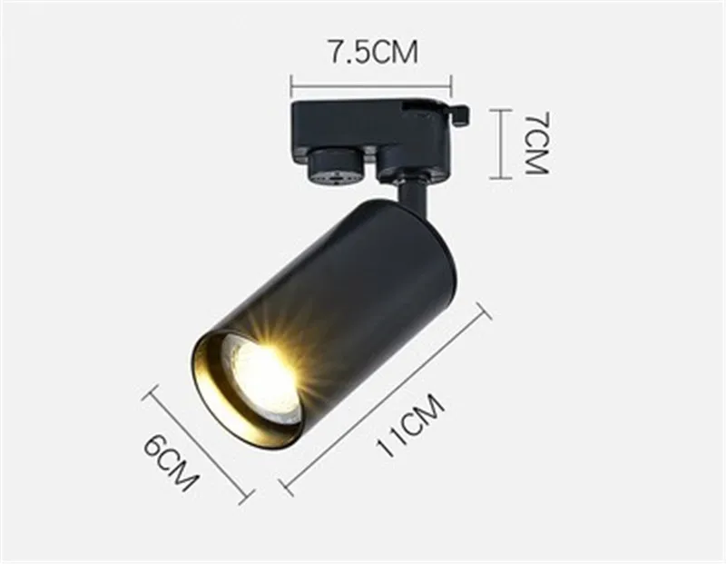 Потолочные светильники с поверхностью полный комплект светодиодные на рельсах