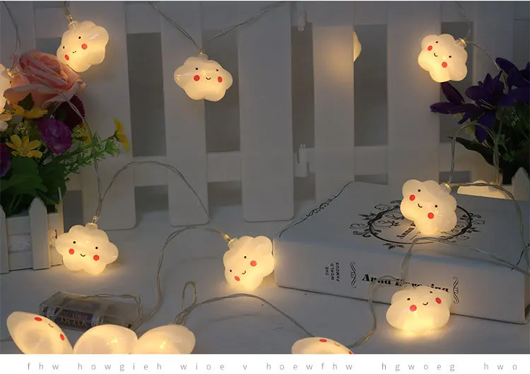 

Fairy Light Wedding Decorations Creative Christmas Decorations for Home Outdoor Cloud Light Lampki Led Dekoracje Lights BE50DC