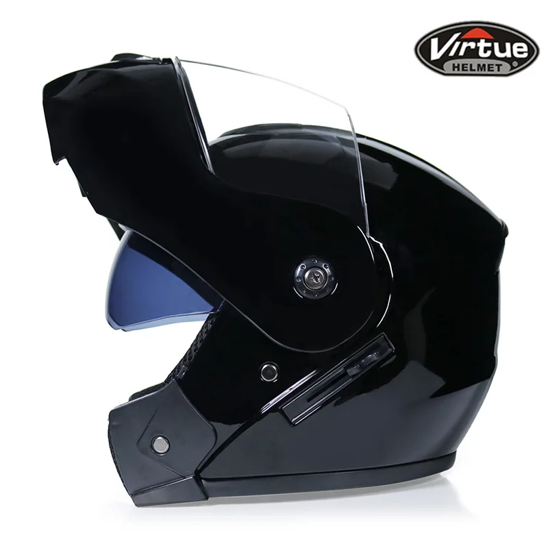 Шлем casco capacetes с двойным объективом, мотоциклетный шлем, Полнолицевые Шлемы, горные гоночные шлемы - Цвет: a2