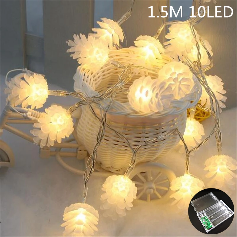 532-Warm 10LED Рождественские украшения для дома, 1 комплект, рождественские украшения, гирлянда, год, Noel, Санта Клаус, подарок, рождественский снеговик, Q - Цвет: 532-Warm 10LED