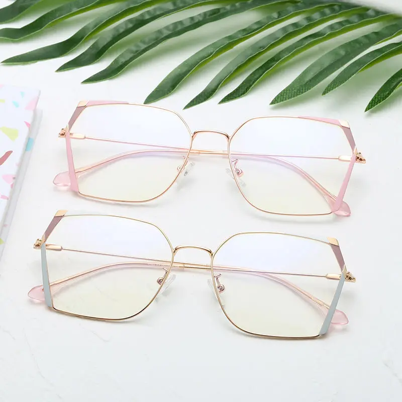 

myopia glasses Optical spectacle frame Retro large frame frame Anti-blue light