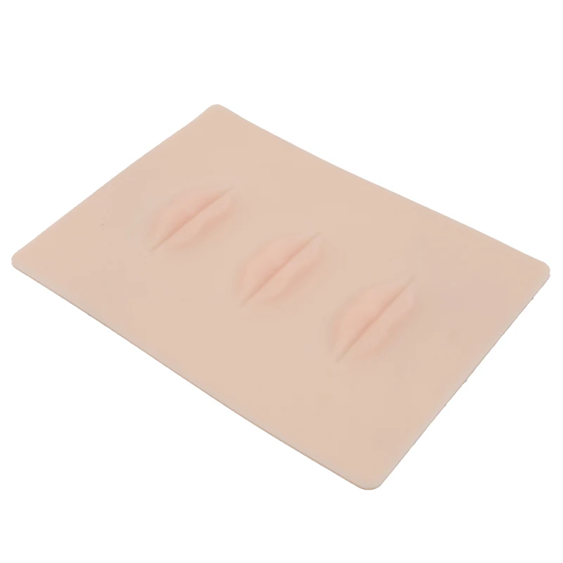 1 шт. силиконовый Перманентный макияж для тренировки кожи губ тату поддельная