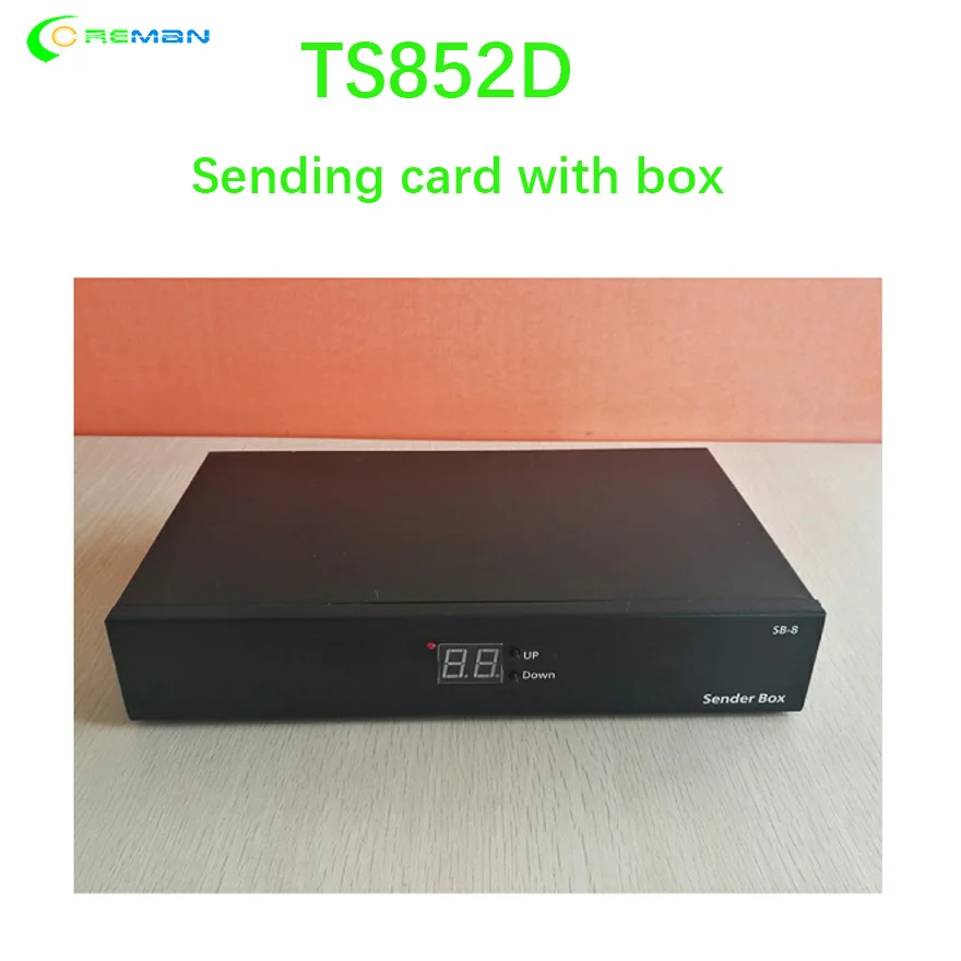 Linsn комнатный, уличный, светодиодный дисплей системы управления ts852d светодиодный датчик экрана для передающая карта linsn