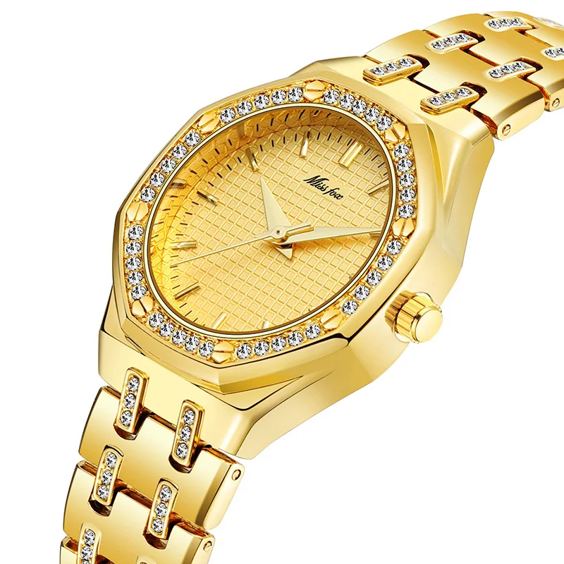 

MISSFOX Watches Women Fashion Watch Luxury Brand Ladies Watch Waterproof Gold Quartz Wristwatch Ap Watch Xfcs Female Clock Hours