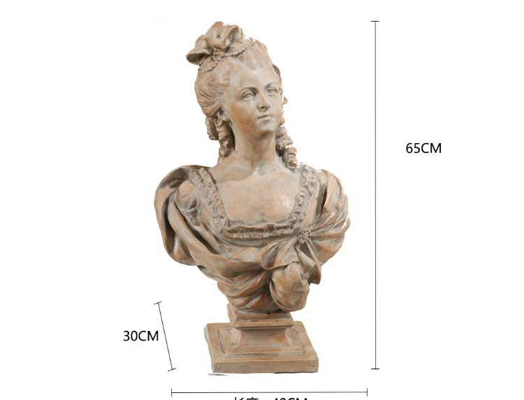 Домашний подарок аксессуары для украшения французских персонажей полубоди