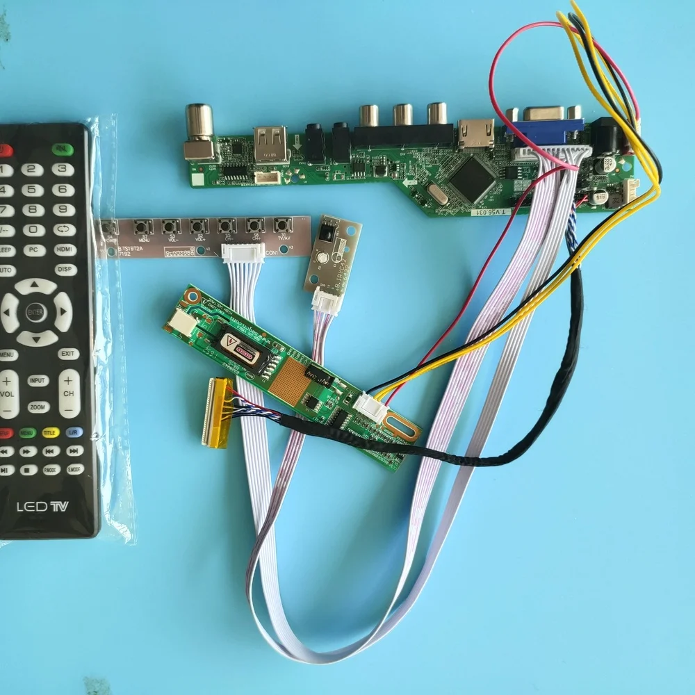 Для разрешения LP154W02 TL01/TL02 1 лампа 15 4 дюйма плата контроллера 30pin AV VGA цифровой