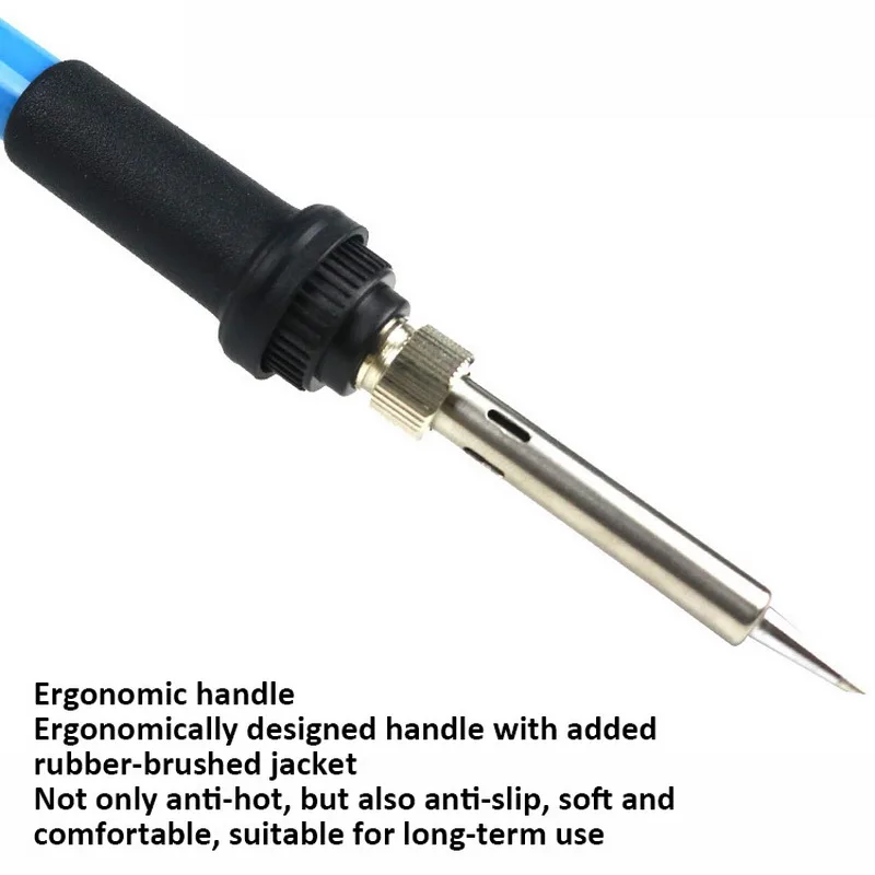 60W 110V 220V Electric Soldering Iron Adjustable Temperature Welding Solder Rework Station Heat Pencil Repair Tool | Инструменты