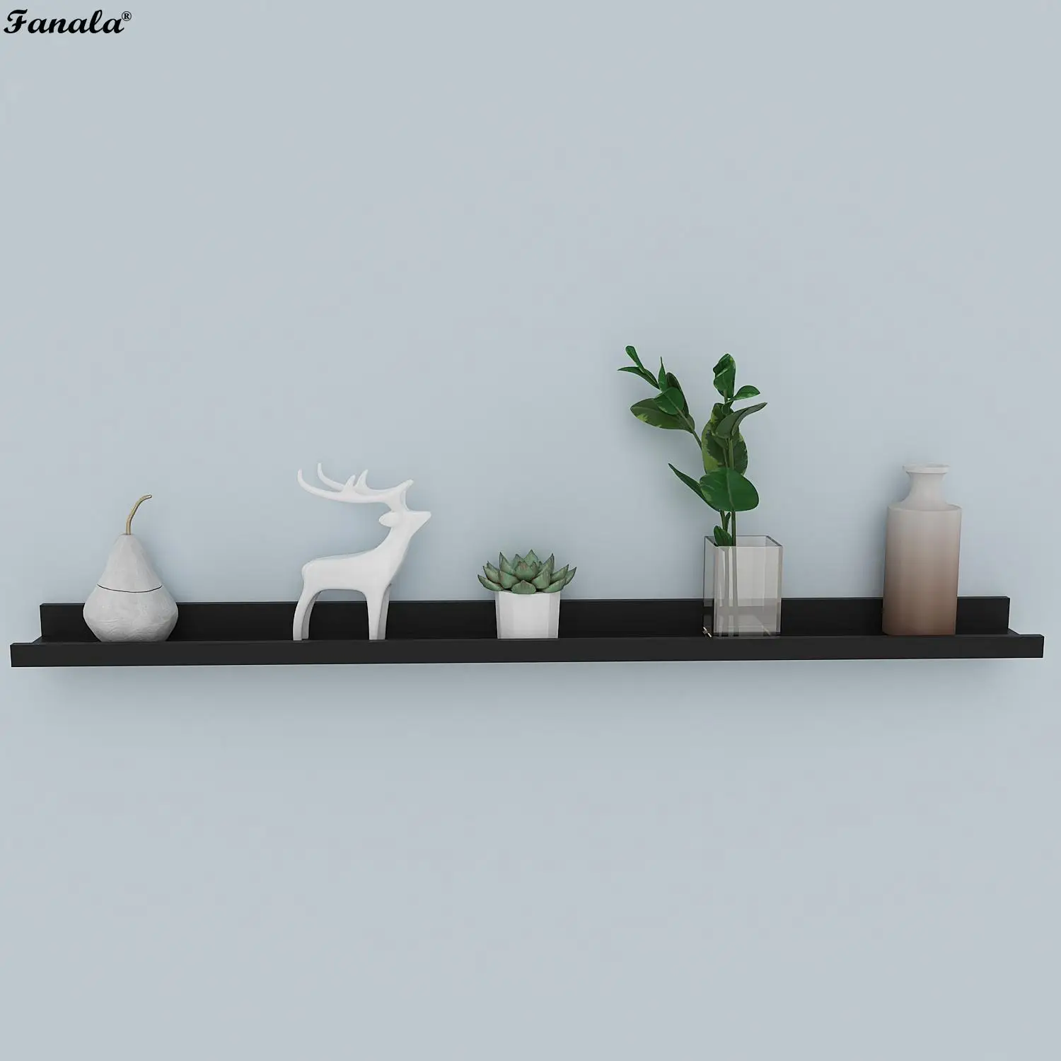 Современный Дизайн Плавающая картина дисплей карниз Полочка с настенным