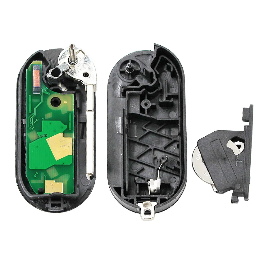 Складной дистанционный ключ для автомобиля Fob ASK 433 МГц PCF7946 чип 3 кнопки Alfa Romeo 147 156