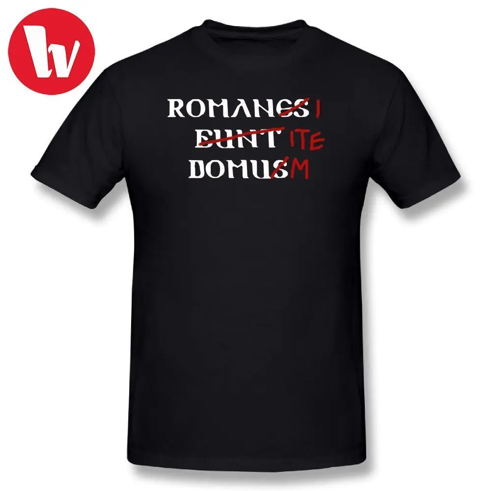 Монти питон футболки с буквенным принтом romi Ite Domum футболка 2018 Мужская забавная