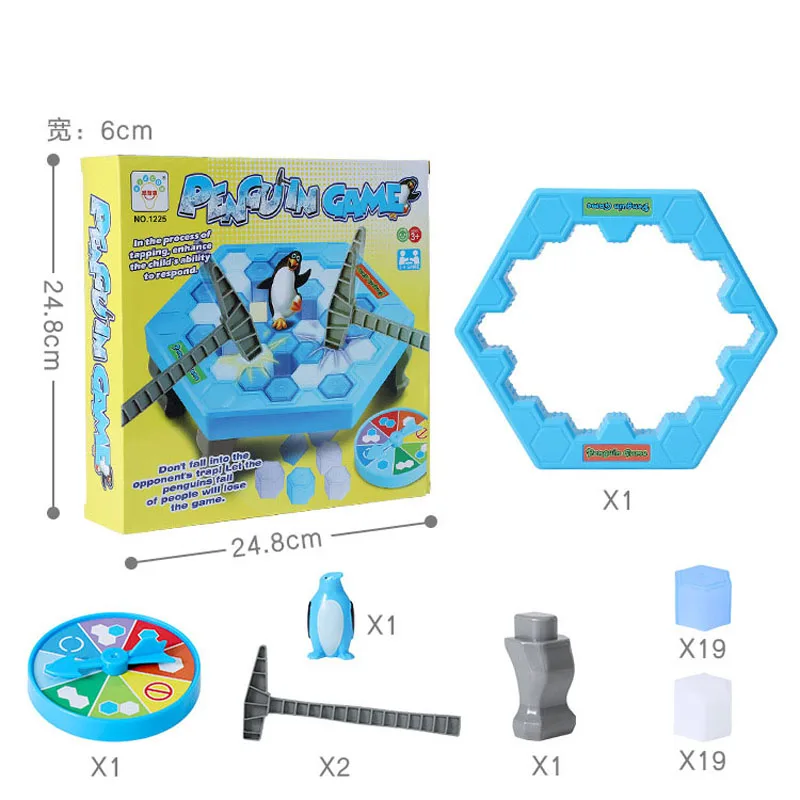 

Save The Penguin Penguin Ice Breaking Great Penguin Trap Ice Breaker Game Penguin Block Toy Funny Family Game Kid Toy Gifts