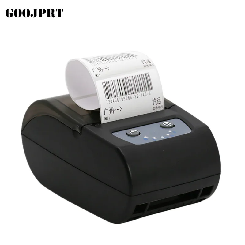 

GOOJPRT Easy Label Barcode Printer Thermal Receipt Label Printer Bar Code QR Code Sticker Machines 20mm-58mm With Auto Stripping