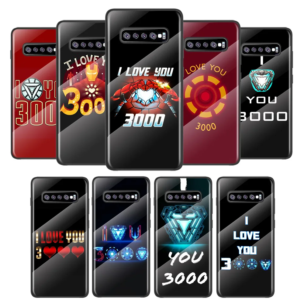 

Marve Love You 3000 For Samsung Galaxy S21 Ultra Plus 5G M51 M31 M21 Tempered Glass Cover Shell Luxury Phone Case