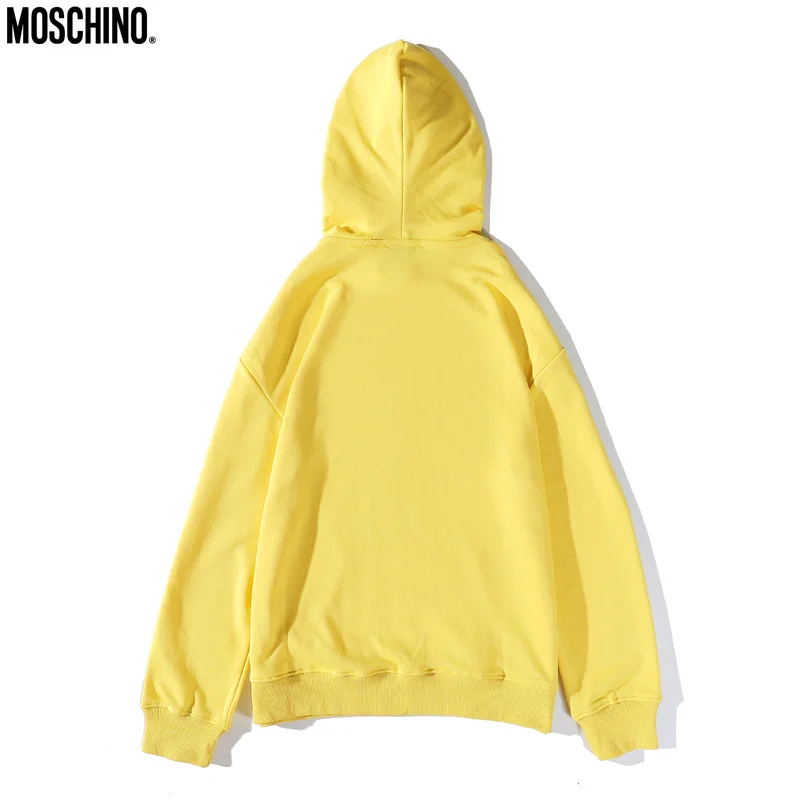 

2020 Autumn Moschino Hoodies Unisex Casual Sport Loose Style Tops Pullovers Bear Patch Pattern MOSCHINO Sweatshirts