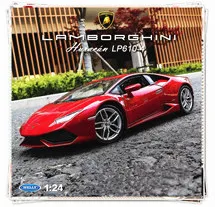 welly 1:24 Lamborghini LP610-4 car alloy car model simulation car decoration collection gift toy Die casting model boy toy