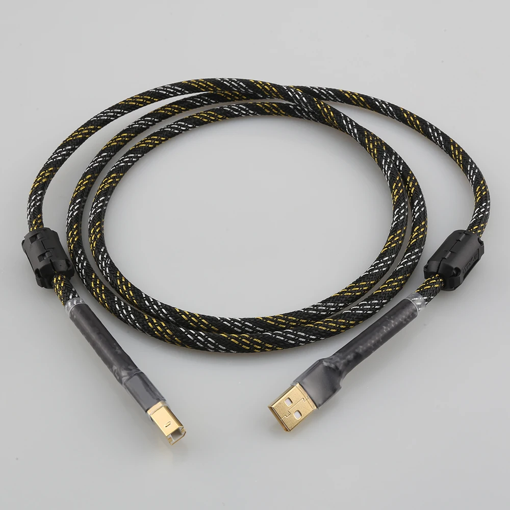 

Аудиокабель Audiocrast HIFI USB 4N OFC USB тип A на B кабель для передачи данных HiFi USB Аудио Видео кабель DAC PC