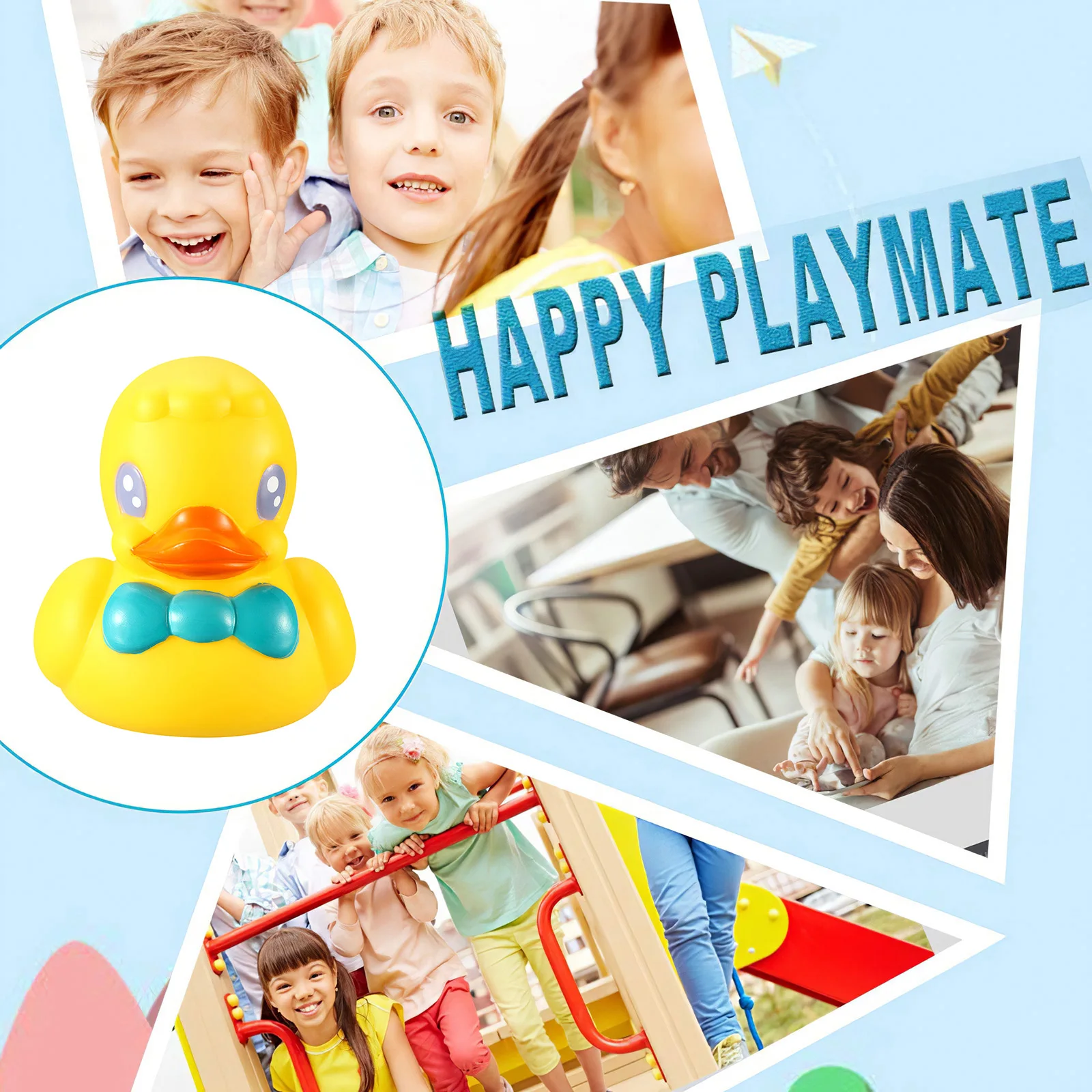 

Squeaky Plastic Duck Duckie Bath Toys Baby Bath Toy Swimming Pool Baby Shower Water Toy For Baby Children Birthday Favors Gift
