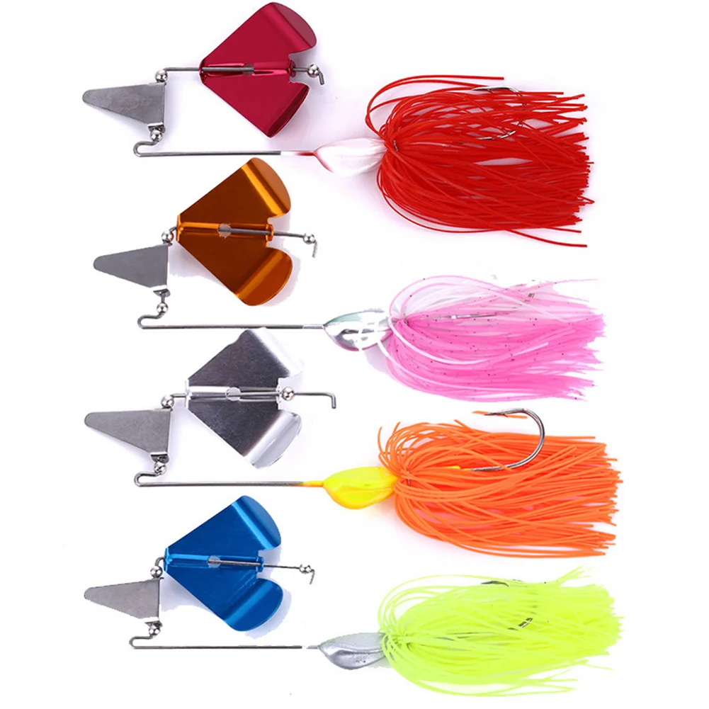 

16g Fish-Shaped Beard Old Tassel Lure Simulation Baits Metal Sequins Fishing Tackles Fish Hook Single Fishing Hook Fishing Tools