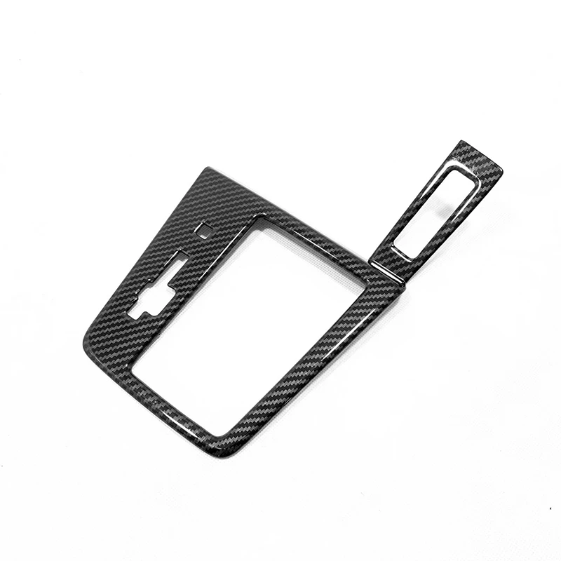 

For Audi Q3 2019 2020 Accessories ABS Matte/Carbon fiber LHD Car gear shift knob frame panel Decoration Cover Trims Car Styling