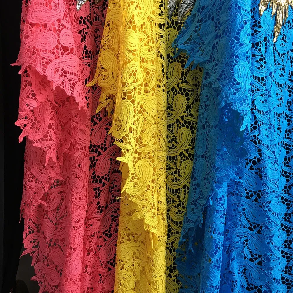 Женское кружевное длинное платье с v-образным вырезом и бусинами 2019 | Женская