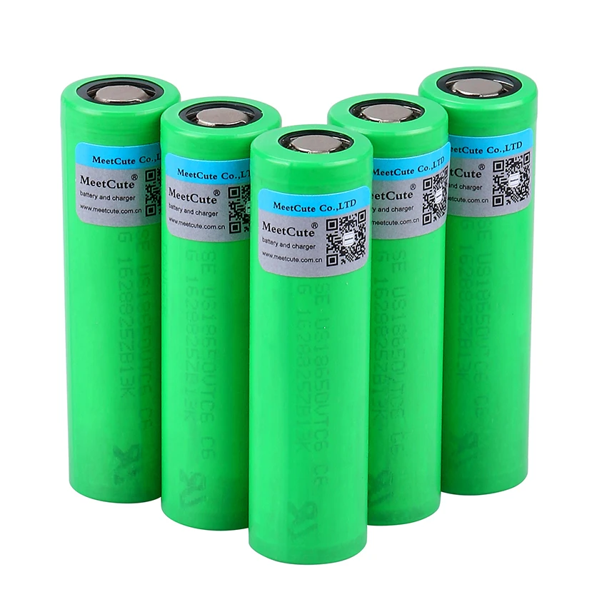 Meetcute 18650 Батарея 3,7 V 3000mAh литий-ионная аккумуляторная батарея для sony US18650 VTC6 электронные сигареты Игрушки Инструменты flashligh